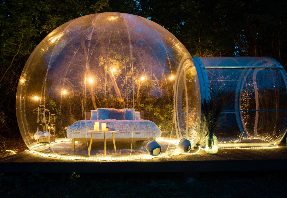 bubble clear tent