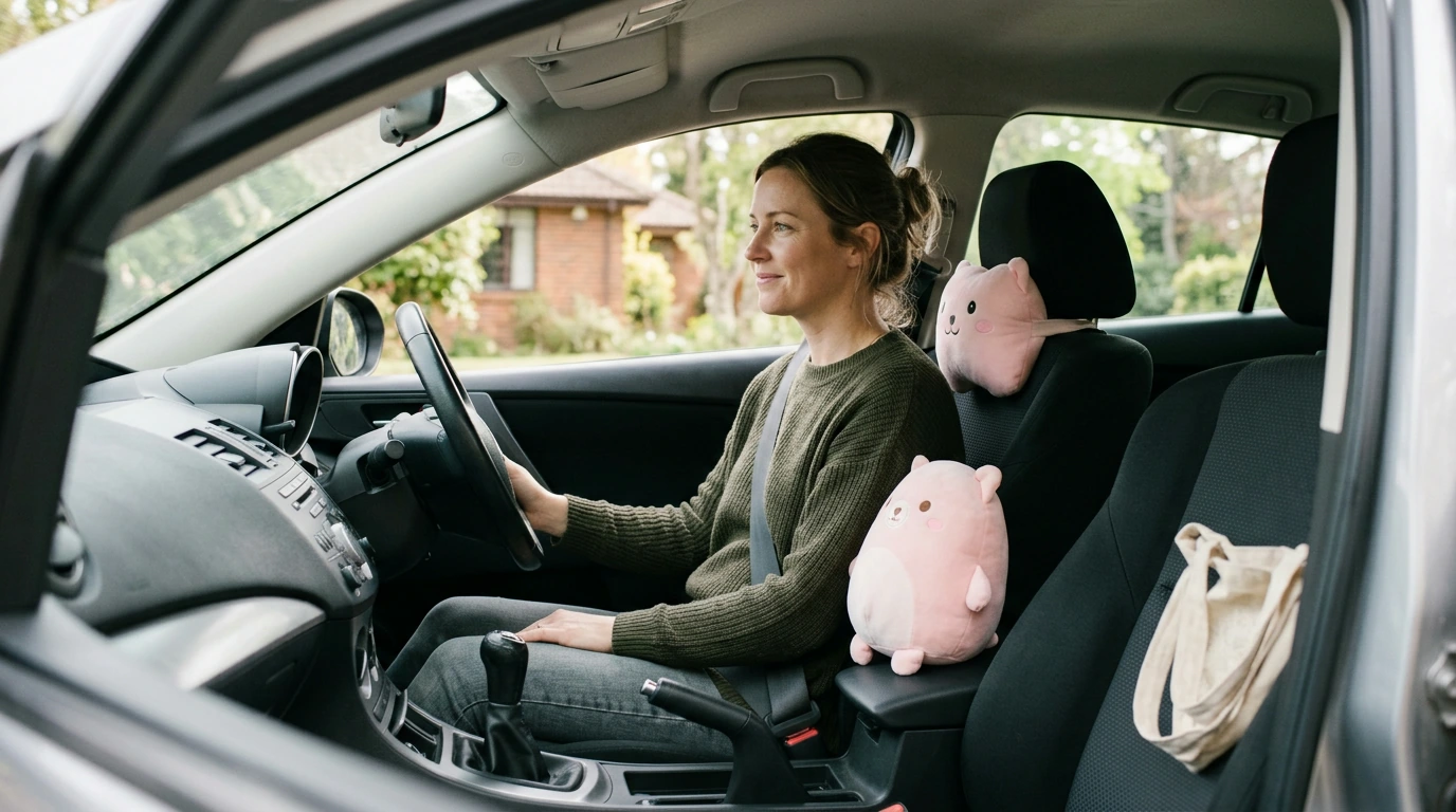 Cute Cartoon Plush Car Seat Cushion: Fit and Styling Tips