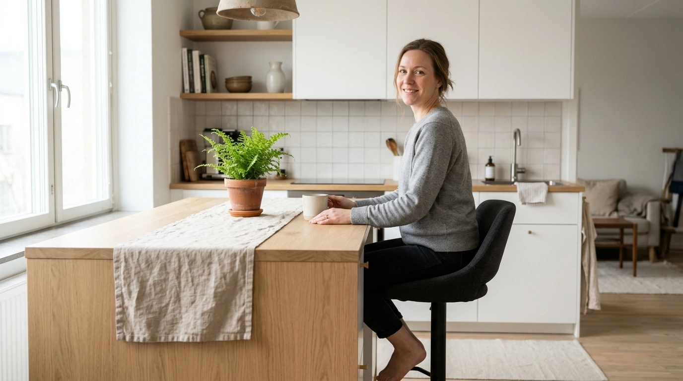 Modern Minimalist Swivel Bar Stool: A Nordic Style Guide