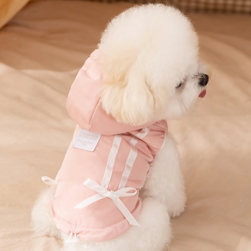 Cute Bow Winter Dog Jacket: Fit and Walking Tips